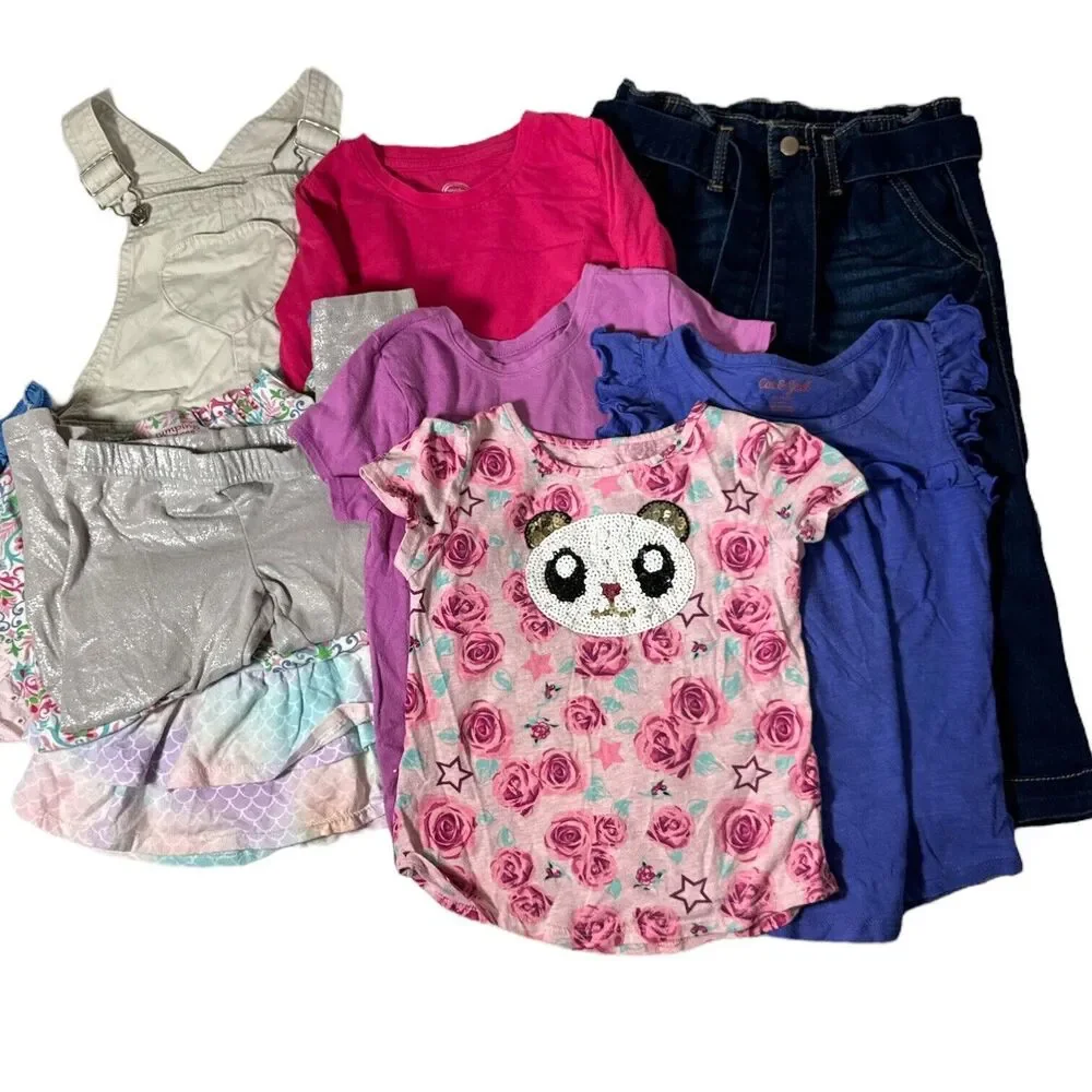 Summer Mixed Bundle Pants Shorts Tees Bib Skirt